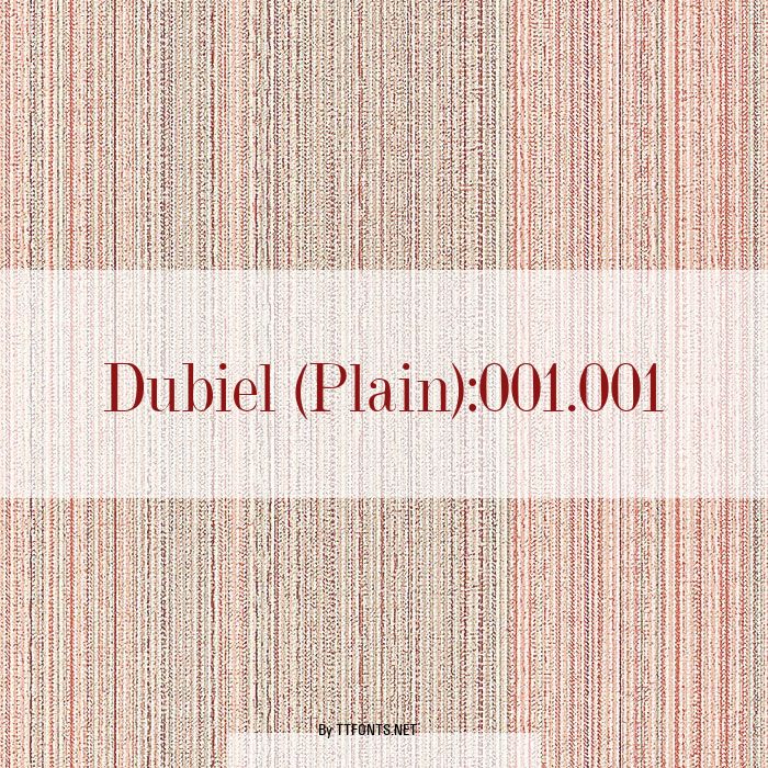 Dubiel (Plain):001.001 example